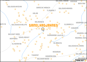 map of Dar el Hadj Ahmed