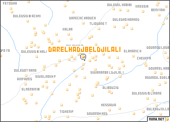 map of Dar el Hadj bel Djilali