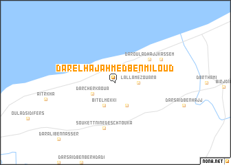 map of Dar el Haj Ahmed Ben Miloud