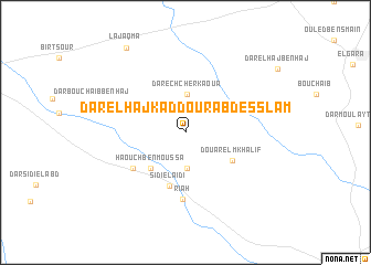 map of Dar el Haj Kaddour Abd es Slam