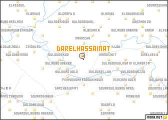 map of Dar el Hassaïnat