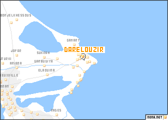 map of Dar el Ouzir