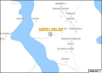 map of Dar el Salam