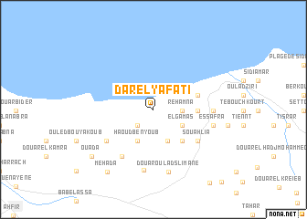 map of Dar el Yafati