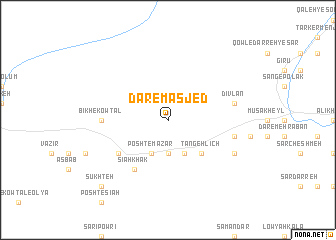 map of Dar-e Masjed