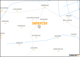 map of Darencun