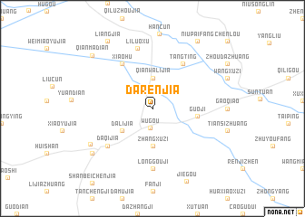 map of Darenjia