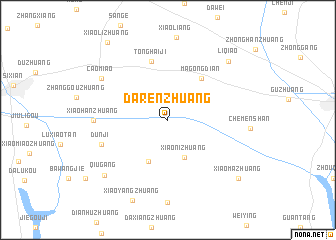 map of Darenzhuang