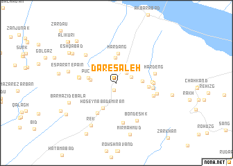 map of Dar-e Şāleḩ