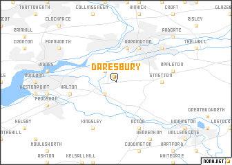 map of Daresbury