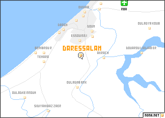 map of Dar es Salam