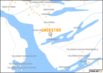 map of Dārestān