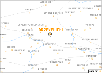 map of Dareyevichi