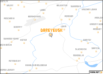 map of Dareyevsk