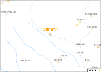 map of Dāreyn