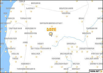 map of Daré