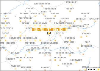 map of Dargāh-e Shaykhān