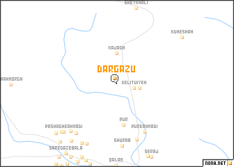 map of Dargazū