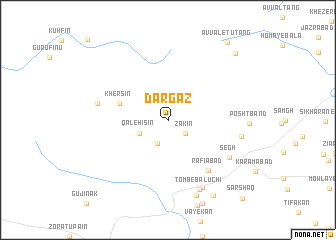 map of Dar Gaz