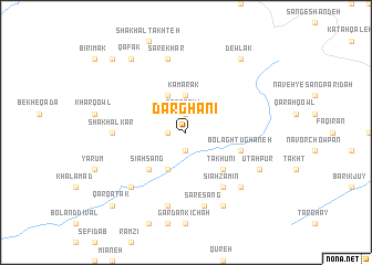 map of Darghanī