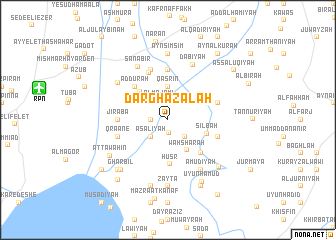 map of Dār Ghazālah