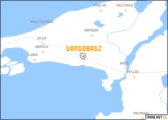 map of Dargobądz