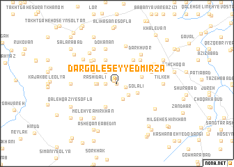 map of Dār Gol-e Seyyed Mīrzā