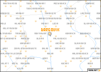 map of Dargovík