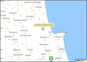 map of Dar Guarda