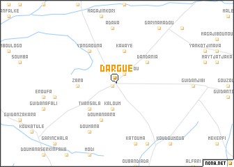 map of Dargué