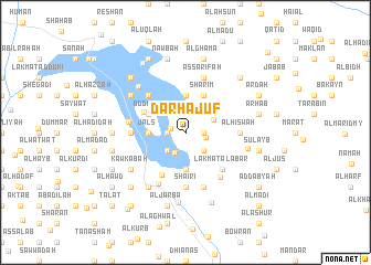 map of Dār Hajuf