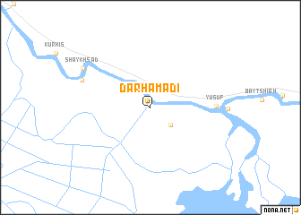 map of Dār Ḩamādī