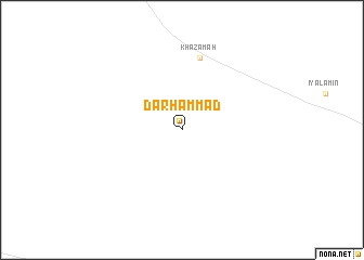 map of Dār Ḩammād