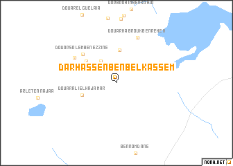 map of Dar Hassen Ben Bel Kassem