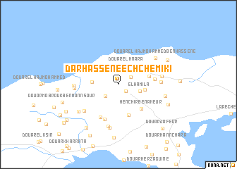 map of Dar Hassene ech Chemiki