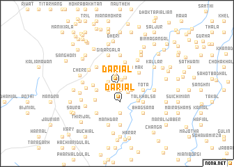 map of Dariāl