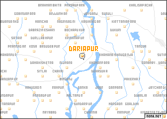 map of Dāriāpur