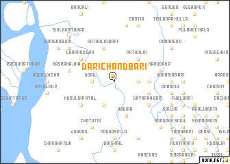 map of Darichāndbāri