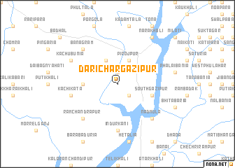 map of Dari Char Gāzipur