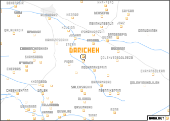 map of Dārīcheh