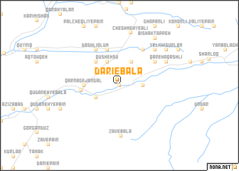 map of Dārī-e Bālā