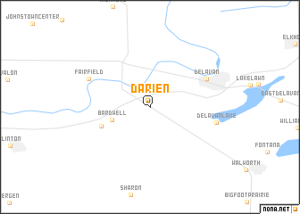 map of Darien