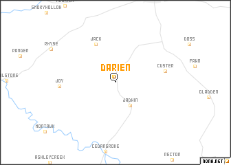 map of Darien