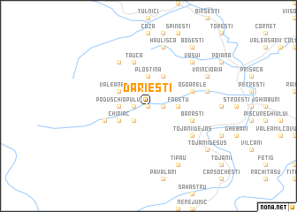 map of Dărieşti