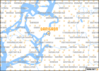 map of Darigaon