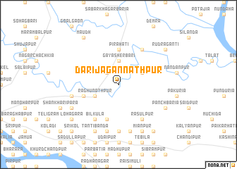 map of Dari Jagannāthpur