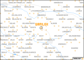 map of Dařílek