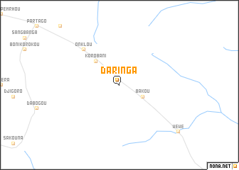 map of Daringa