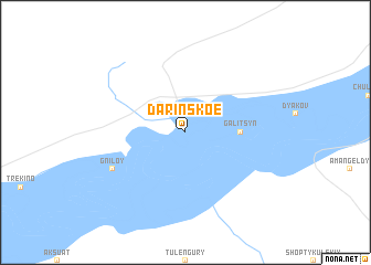 map of Darʼīnskoe