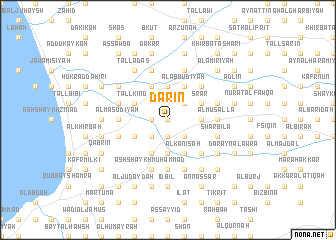 map of Dārīn